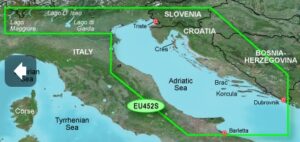 BlueChart G2 - HXEU452S Jadran MALÝ - Obrázek 1