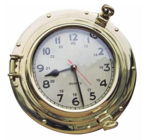 Nástěnné hodiny - lodní okno Φ 18 / 28,5 cm - Obrázek 1