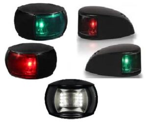 Navigační světlo s černým tělem "NAVILED" - Obrázek 1