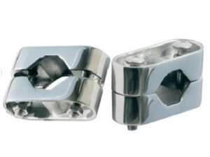 Nerezový adaptér pro montáž koše na zábradlí ø 22-25 mm - Obrázek 1