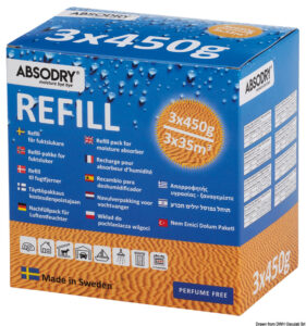 ABSODRY náhradní balení do absorbéru vlhkosti 3 x 450 g