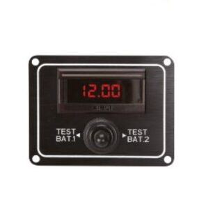 Panel s digitálním voltmetrem
