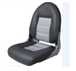 Polstrované sedátko HIGH BACK -sivo-antrazitové - Obrázek 1