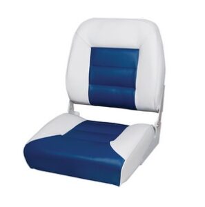 Polstrované skládací sedátko MIAMI - bílo-modré