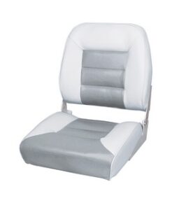 Polstrované skládací sedátko MIAMI -bílo-šedé