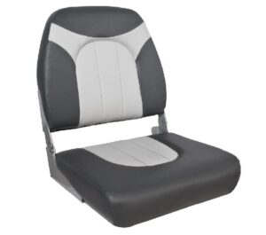 Polstrované sedadlo DELUXE - antracit - bílá - Obrázek 1