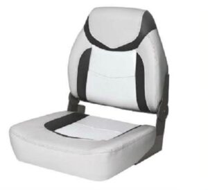 Polstrované sedátko PREMIUM FISHERMAN - šedo/antrazitově/bílé - Obrázek 1