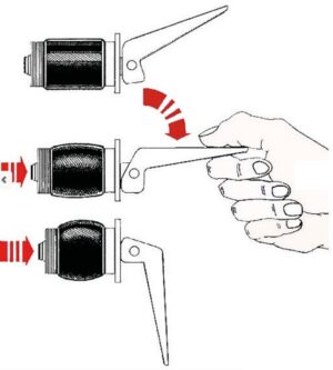 Pochromovaná mosazná expanzní zátka 42 mm - Obrázek 2