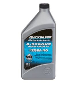 QUICKSILVER SAE 25W-40 motorový olej pro 4-takt. zabudované motory 1L