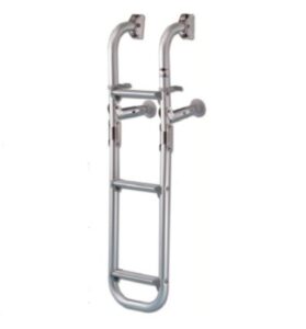 Žebřík z hliníku pro nafukovací čluny - 2+1 schůdky