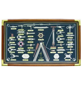 SEA-CLUB Obraz - Námořní uzly 73 x 43 cm