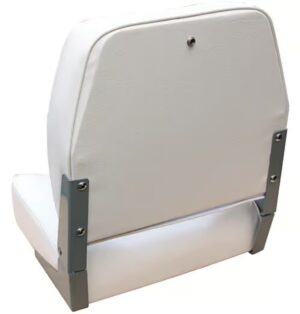 Polstrované skládací sedátko - bílé - Obrázek 3