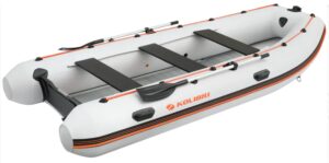 KOLIBRI KM-450 DSL, vyztužená hliníková podlaha - šedý - Obrázek 3