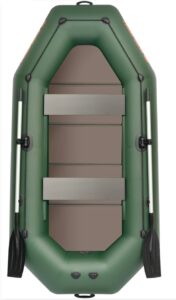 KOLIBRI K-300 CTP nafukovací člun s pevnou podlahou + držák motoru - zelený