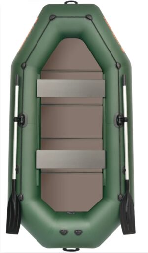 KOLIBRI K-300 CTP nafukovací člun s pevnou podlahou + držák motoru - zelený - Obrázek 1