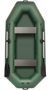 KOLIBRI K-260 TA nafukovací člun s vysokotlakou Air-Deck podlahou + držák motoru - zelený