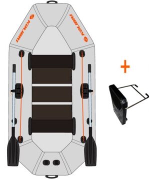 KOLIBRI K-240 T nafukovací člun s lamelovou podlahou + držák motoru - Obrázek 3