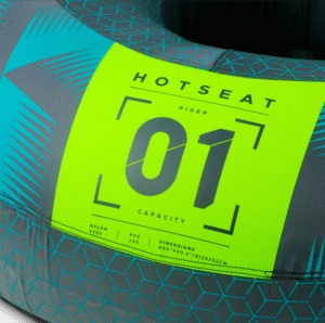 Jobe Hotseat Towable 1P metalicko modré nafukovacie ťahadlo - Ø 128 cm - Obrázek 4