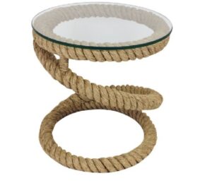 Stůl se skleněnou deskou kulatý - Obrázek 1