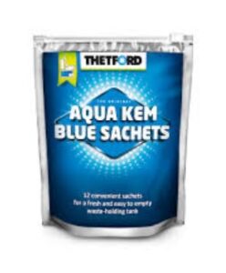 THETFORD AQUA KEM BLUE SACHETS pro odpadní nádrž 12 sáčků - 360g