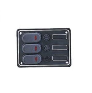 Vodotěsný ovládací panel se 3 spínači - Obrázek 1