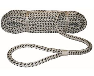 Vyvazovací lano s okem 16mm x 10m černo-bílé - Obrázek 1