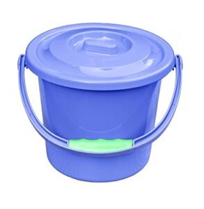 WC kbelík s víkem 5L - modré