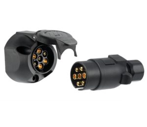 Zásuvka + zástrčka pro lodní přívěsy - 7 pólová - Obrázek 1