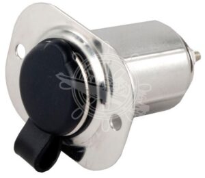 Vestavná zásuvka - nerez - Obrázek 1