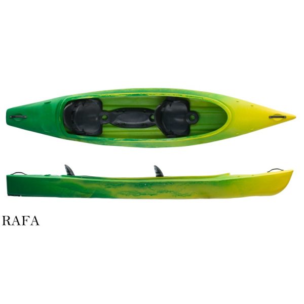 ROTEKO RAFA turistický plastový kajak dvojmiestny