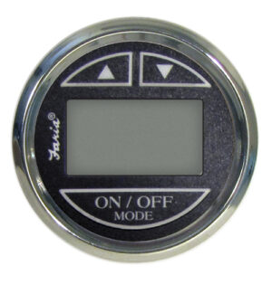 FARIA hloubkoměr se sondou na zrcadlo - černý číselník v niro rámu - Obrázek 1