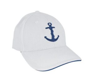 Kšiltovka s kotvou - bílá - Obrázek 1