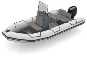 Nafukovací člun Bombard Explorer 600 Strongan světle šedý - Obrázek 3