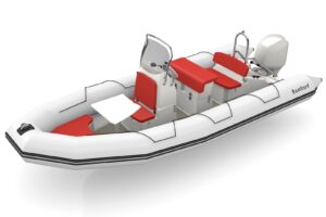 Bombard Sunrider 650 Strongan nafukovací člun sv. šedý / fire - Obrázek 3