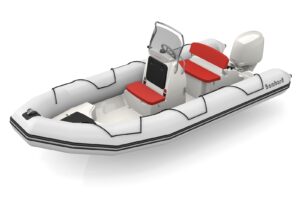 Bombard Sunrider 550 Strongan nafukovací člun šedý / fire - Obrázek 1