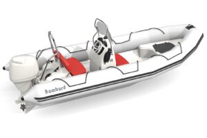 Bombard Sunrider 550 Strongan nafukovací člun šedý / fire - Obrázek 3