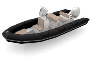 Bombard Sunrider 650 Strongan nafukovací člun černý/pebble - Obrázek 4