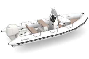 Bombard Sunrider 650 Strongan nafukovací člun světle šedý / Pebble - Obrázek 1