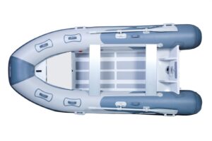 Gladiator Rib 350 AL nafukovací člun s hliníkovou podlahou - šedý - Obrázek 2