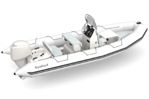 Bombard Sunrider 650 Strongan nafukovací člun světle šedý / světle šedý - Obrázek 1