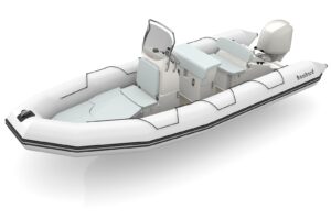 Bombard Sunrider 650 Strongan nafukovací člun světle šedý / světle šedý - Obrázek 3