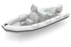 Bombard Sunrider 650 Strongan nafukovací člun světle šedý / světle šedý - Obrázek 4