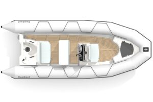Bombard Sunrider 650 Strongan nafukovací člun světle šedý / světle šedý - Obrázek 2