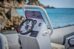 Gladiator Rib 470 AL nafukovací člun s hliníkovou podlahou a konzolí - šedý - Obrázek 6