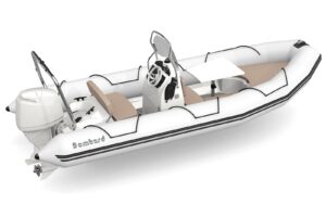 Bombard Sunrider 550 Strongan nafukovací člun světle šedý / Pebble - Obrázek 2