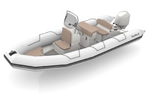 Bombard Sunrider 650 NEO nafukovací člun světle šedý / pebble - Obrázek 4