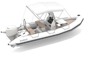 Bombard Sunrider 650 NEO nafukovací člun světle šedý / pebble - Obrázek 2