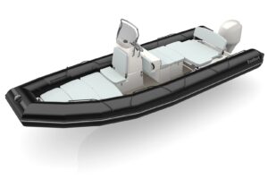 Bombard Sunrider 700 NEO nafukovací člun černý / sv. šedý - Obrázek 2