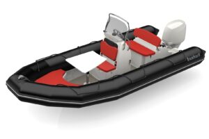 Bombard Sunrider 550 Strongan nafukovací člun černý / fire - Obrázek 1