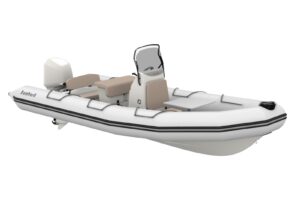 Bombard Sunrider 650 Strongan nafukovací člun světle šedý / Pebble s přísl. - Obrázek 3